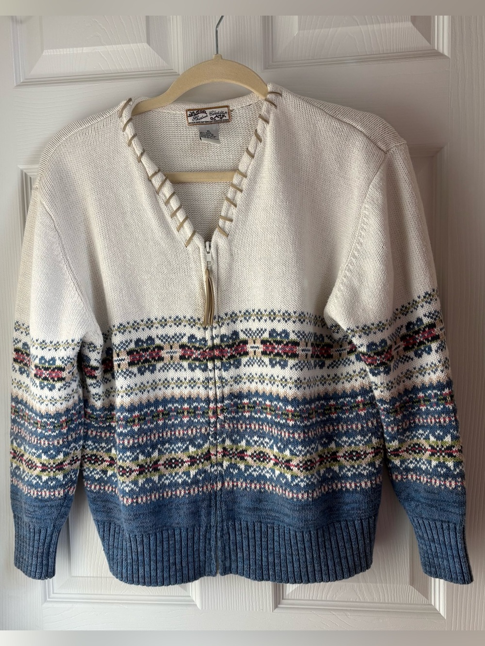 Vintage 2000’s Heirloom Collection Zip up Cardigan